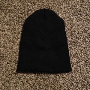 black beanie